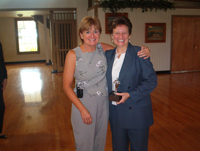 Motivational leadership speaker Sandy Geroux award